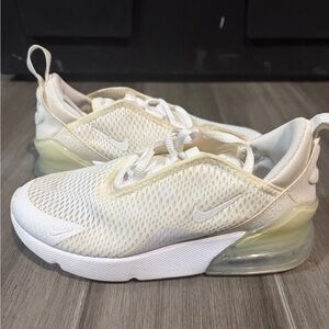 Nike Air Max 270 sneakers in a white colorway